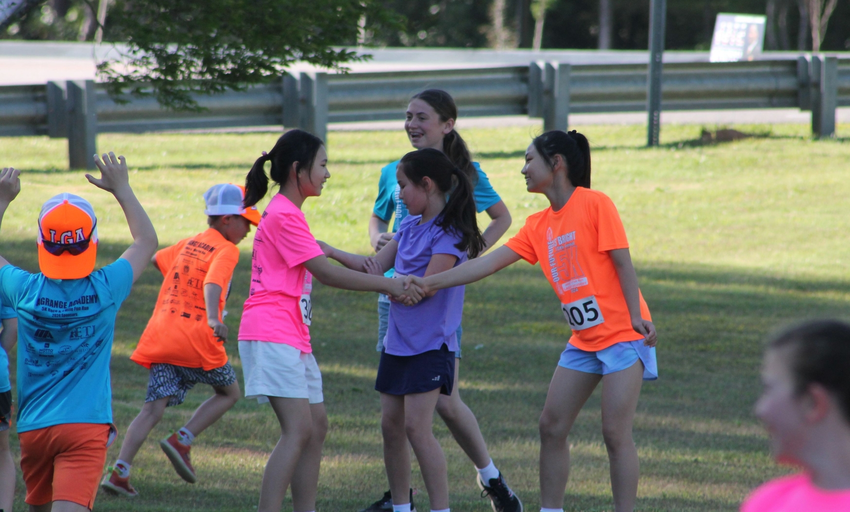 Diverse student body - outdoors playing